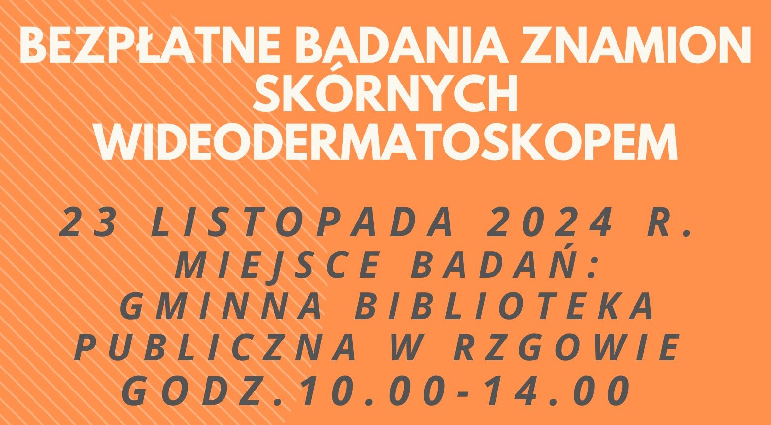 Bezpatne badanie znamion skrnych wideodermatoskopem